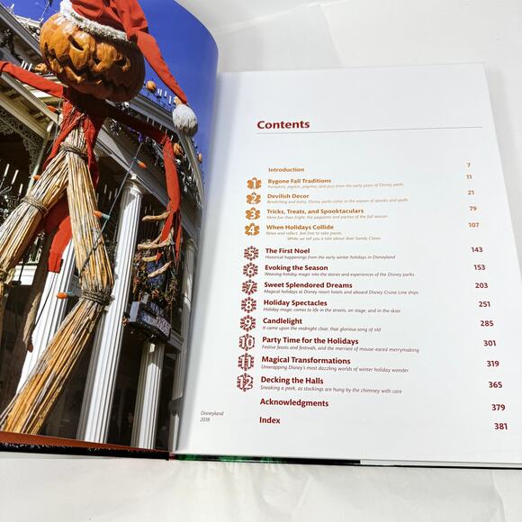 Holiday Magic at the Disney Parks Hardcover Coffee Table Book Travel Vacation - Picture 7 of 12